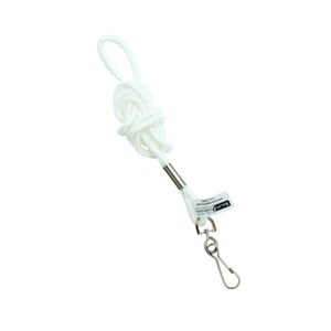 SICURIX Standard Lanyard Hook Rope Style, White - Picture 1 of 1