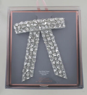 Nuevo pasador Believe by Brilliance - moño de pelo grande - piedras de cristal Foto 1 de 4
