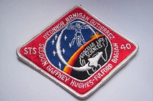 Aufnäher zur STS Mission 40  Raumfähre  Columbia ca 12x 9 cm - Picture 1 of 1