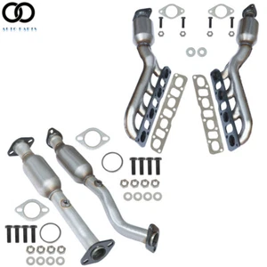 For Infiniti QX56 2005 2006 5.6L Manifold Catalytic Converters Front Rear All 4 - Picture 1 of 13