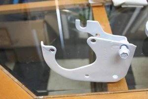 1971-73  Mustang Cougar 302 351  power steering pump Bracket SAND BLASTED PRIMED - Picture 1 of 7