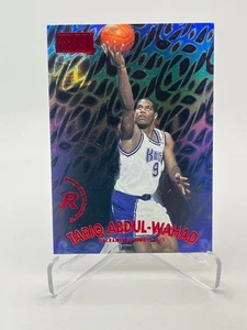1997-98 SKYBOX PREMIUM TARIQ ABDUL-WAHAD RC STAR RUBIES #D 18/50 SP - Picture 1 of 2