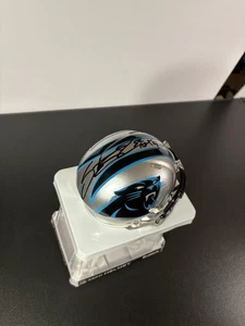 Steve Smith Sr firmato Carolina Panthers Speed Mini casco Beckett BAS Coa - Foto 1 di 11