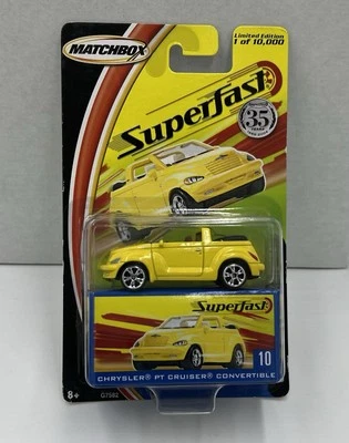 1:64 MATCHBOX SUPERFAST CHRYSLER PT CRUISER CONVERTIBLE 35 YEARS OF SUPERFAST - Image 1 of 3