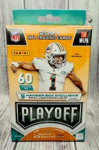 2021 Panini PLAYOFF Football EXCLUSIVE MASSIVE Factory Sealed 60 Card HANGER Box - Picture 1 of 4