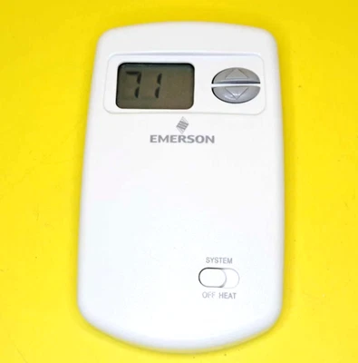 ⚡FALTA ESPALDA⚡EMERSON 1E78 1E78-140 TERMOSTATO SOLO CALOR NO PROGRAMABLE CLIMATIZACIÓN⚡ Foto 1 de 4