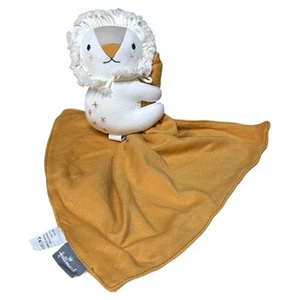 Hallmark Baby Lion Lovey Security Blanket Plush Toy Gold White Stars Nursery Zoo - Picture 1 of 16