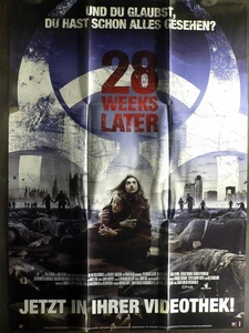 28 Weeks Later - Robert Carlyle - Imogen Poots - Videoposter A1 84x60cm gefaltet - Picture 1 of 1
