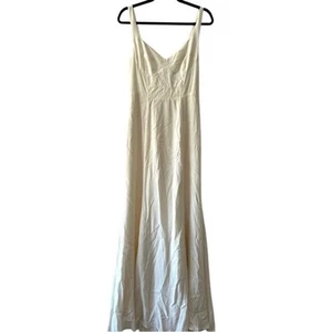 Reformation Lecce Maxi Dress in Ivory size 10 wedding UB - Picture 1 of 5