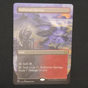 Sulfurous Springs (sin fronteras) Magic The Gathering Dominaria United raro 381 casi nuevo - Imagen 1 de 6