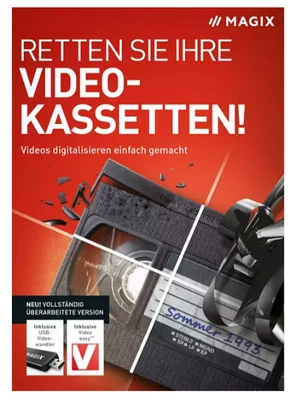 MAGIX Retten Sie Ihre Videokassetten! 2022 (PC) #25910829 - Bild 1 von 2