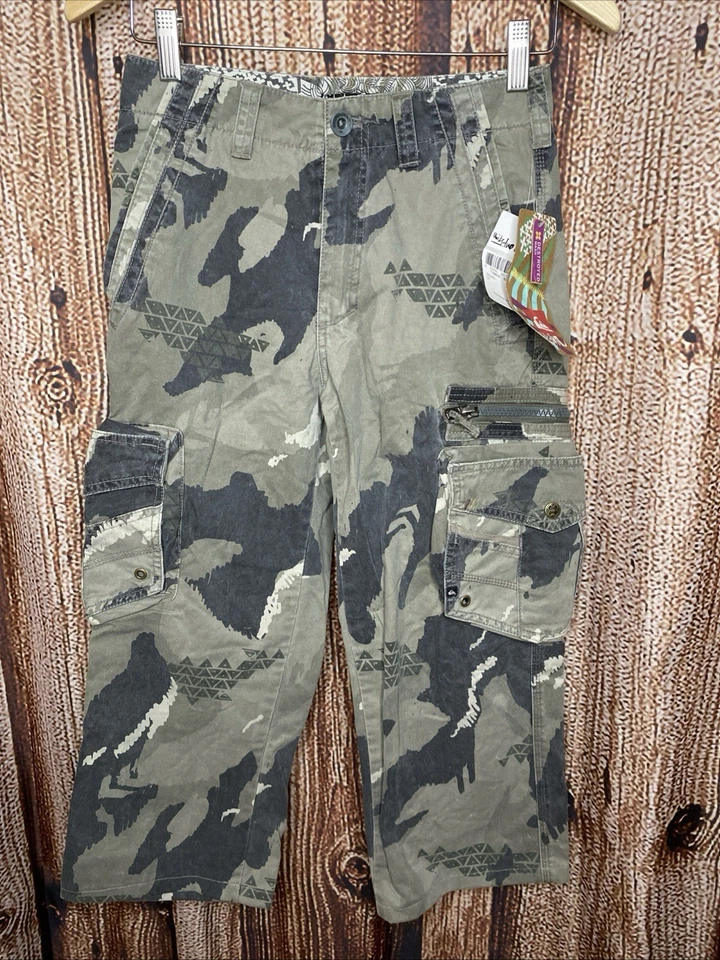 Pantalones cargo Quiksilver para niño jóvenes talla 26 camuflaje nuevos con etiquetas Foto 1 de 4