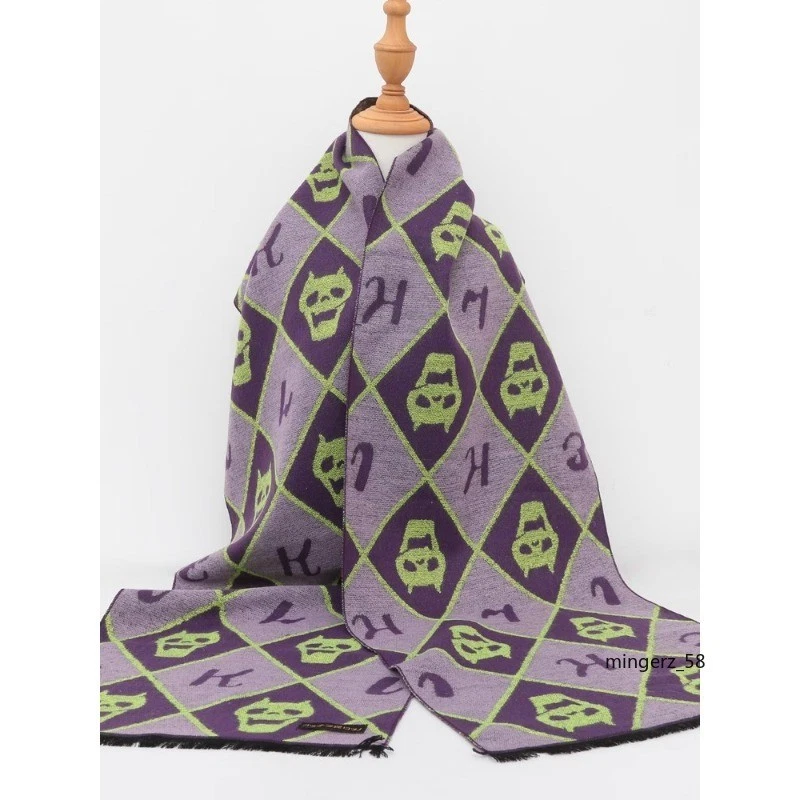 JoJo's Bizarre Adventure Periheral Kira Yoshikage Tema Invierno Cálido Bufanda Regalo Foto 1 de 4