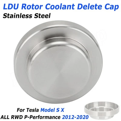 LDU Rotor Coolant Delete Cap For Tesla Model S X ALL RWD P-Performance 2012-2020 - Image 1 of 4