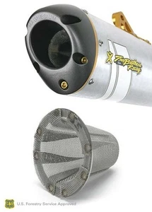 Two Brothers Racing M-6 USFS Spark Arrestor Motorcycle ATV/UTV Street Bike - Picture 1 of 5