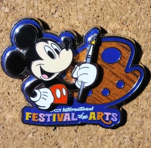 Disney Pin - EPCOT Festival Of The Arts 2024 Logo Mickey Künstler Malerei Palette - Bild 1 von 6