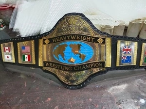 HULK HOGAN 86 WORLD HEAVYWEIGHT WRESTLING CHAMPIONSHIP Belt Replica 2mm ADULT - Picture 1 of 4