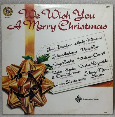1980 We Wish You a Merry Christmas Wonderland Records LP Vinyl WLP-333 - Image 1 of 3