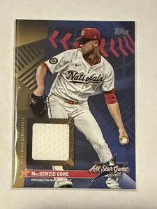2025 Topps Baseball Update All-Star Stitches Mackenzie Gore AS-MG Gold /50 Nats - Picture 1 of 3
