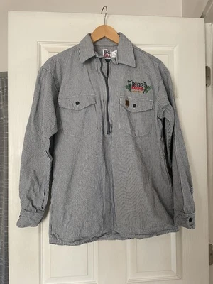 Camisa Big Bill Para Hombres M Reg Nogal Rayas Ropa de Trabajo Pullover EE. UU. Rogue Farms Foto 1 de 4