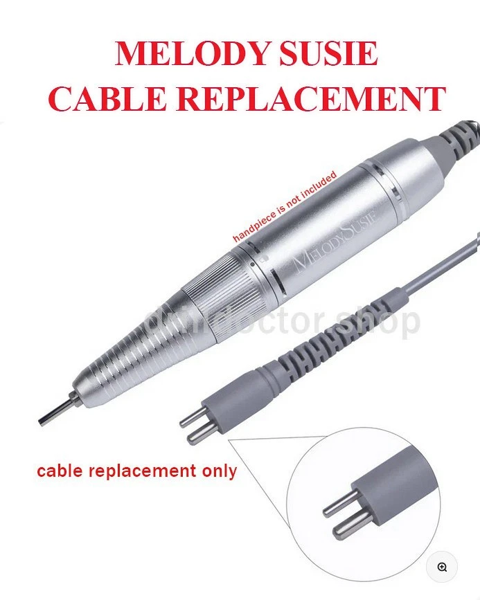 DRILLDOCTOR.SHOP Melody Susie Nails Drill Cable Replacement (2 pin)