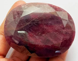 1908 Cts Natural Ruby African Oval Shape Loose Gemstone L22-4 - Picture 1 of 5