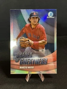 Bowman Chrome Shades Of Greatness 2022 Marcelo Mayer #SG-5 - Boston Red Sox - Imagen 1 de 2