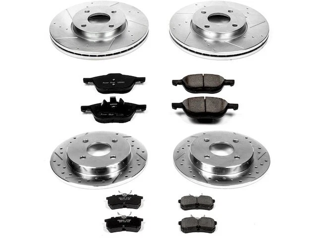 Front and Rear Brake Pad and Rotor Kit For 05-07 Ford Focus SV24X5 Foto 1 de 1