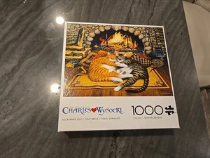 Charles Wysocki Katzen alle ausgebrannt 1000 PC Puzzle Brandneu Buffalo Games - Bild 1 von 4
