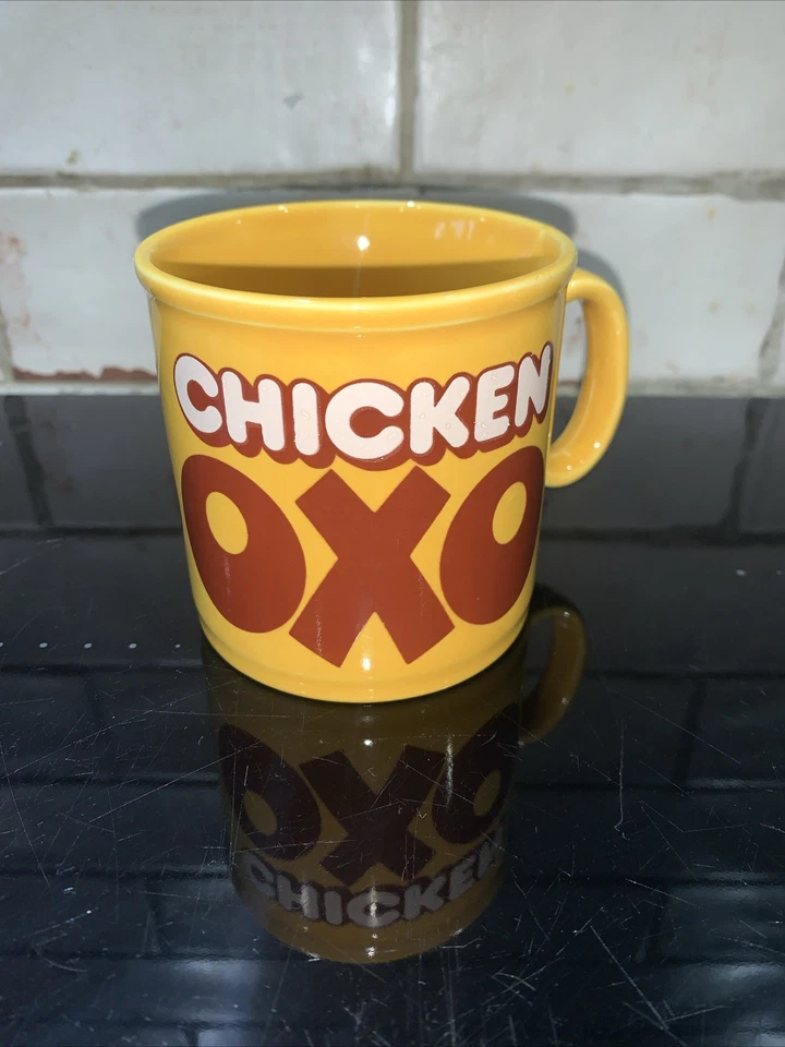 Taza de café de pollo Oxo vintage hecha en Inglaterra - como nueva Foto 1 de 4