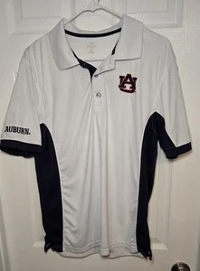 Camisa polo Knight's Apparel para hombre mediana castaño rojizo tigres blanco y azul marino con logotipo - Imagen 1 de 9
