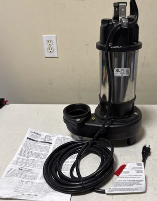 Little Giant WGFP-150 115 伏,9750 GPH 不锈钢和铸铁阅读!!!!! — 第 1/4 张图片