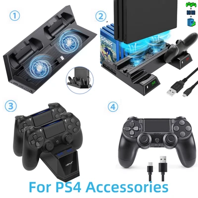 Base de carga controlador de soporte vertical para estación de enfriamiento PS4/Slim/Pro  Foto 1 de 4