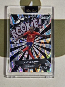 2024 Wild Card Comix Black Label Lamine Yamal 1/1 🔥 Rookie 1/1 🔥 - Picture 1 of 3