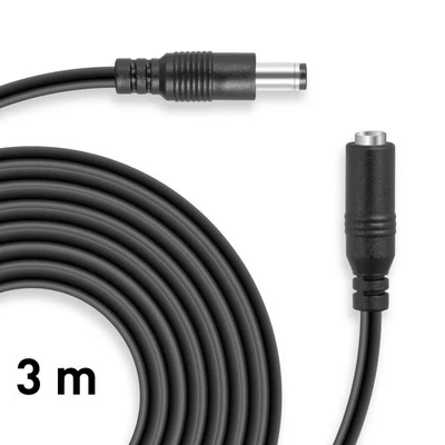 3m DC Verlängerungskabel Yealink, Snom, Fanvil Grandstream Netzteil Verlängerung - Bild 1 von 4
