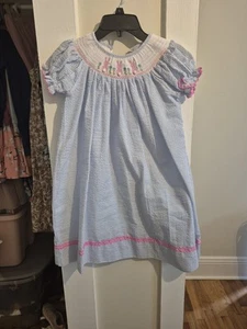 Girls Smock Dress - Picture 1 of 3