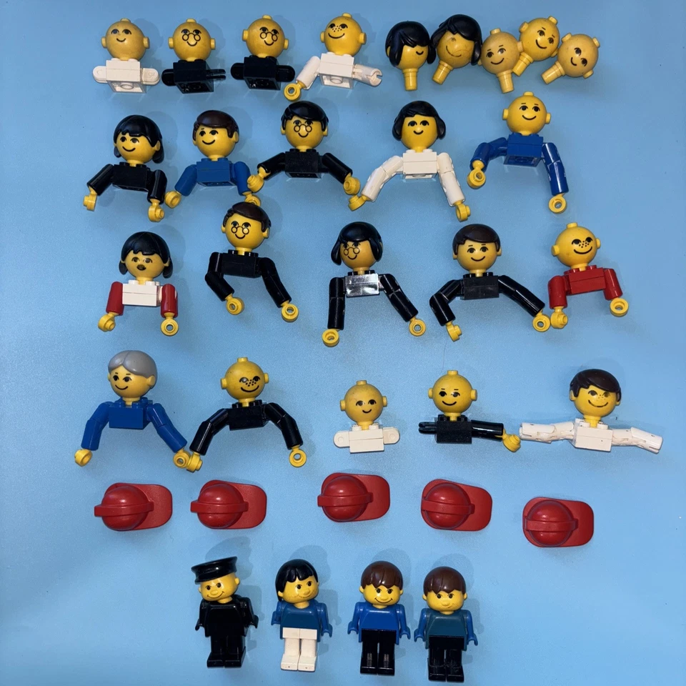Vintage LEGO Homemaker Minifigure Lot Classic 1970s Large-Scale Figures Fabuland - Image 1 of 4