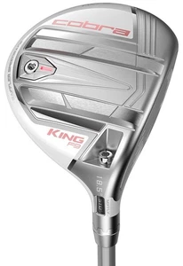 Left Hand Women Cobra King F9 SpeedBack White Pink 22.5* 5-6 Wood Fuji ATMOS VG - Picture 1 of 3