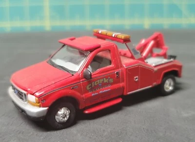 Johnny Lightning Ford F-350 Wrecker Clarks Towing Loose - Image 1 of 2