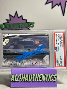 JENSEN ACKLES SIGNED 2014 CRYPTOZOIC CARD DAD'S MISSING PSA SUPERNATURAL funko - Picture 1 of 2