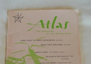 Vintage Atlas The Magazine of the World Press April 1962 Vol 3 No 4 w B&W Photos - Imagen 1 de 19
