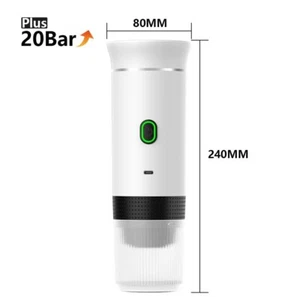 Wireless Electric Portable Espresso Coffee Machine for Car & Home Camping Coffee - Picture 1 of 8
