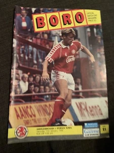 1992 Middlesbrough V Ipswich Town Football Programme - Picture 1 of 2