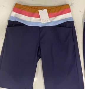 Smith & Quinn - The Payton Hose - Marineblau 70er Jahre Streifengröße Small - Neu mit Etikett - 110 $ - Bild 1 von 4