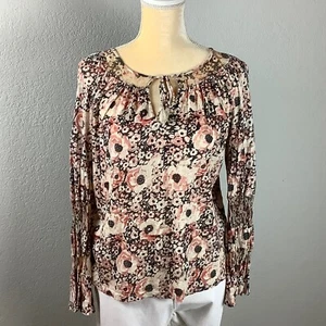 Lucky Brand Floral Boho Top M - Picture 1 of 6