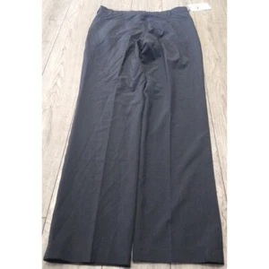 Short Par 4 Golf Pants Men's 34x32 Black Performance Stretch Elastic Waist Chino - Picture 1 of 10