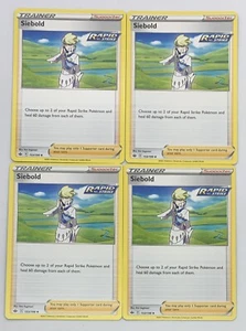 POKEMON TCG Chilling Reign Trainer SIEBOLD x4 4x Juego Poco Común #153/198 ¡Nuevo! - Imagen 1 de 1
