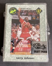 1991 Classic Basketball Draft Picks Set Larry Johnson Sealed