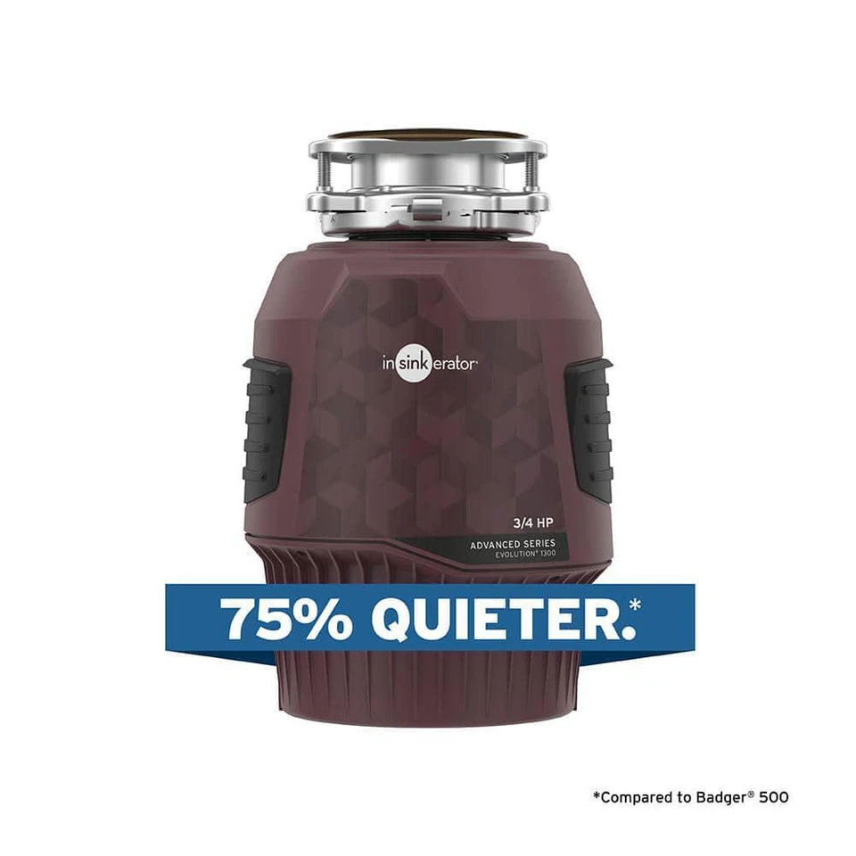 Garbage Disposal Insinkerator Evolution 1300 3/4 HP (READ )