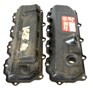 2006 Ford F250 F350 SUPERDUTY 6.0 DIESEL ENGINE VALVE COVERS PAIR ORIGINAL - Picture 1 of 7